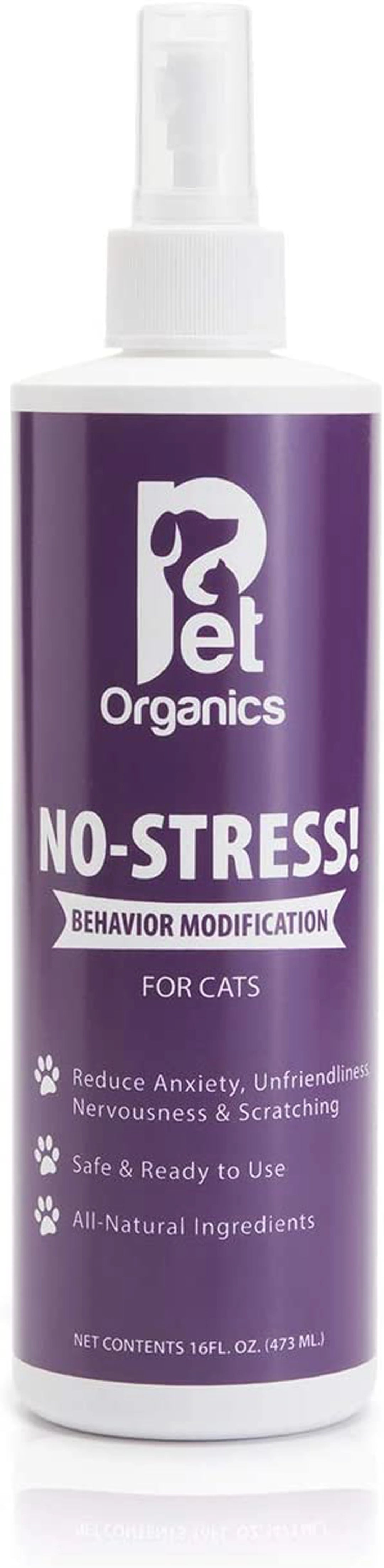 Pet Organics No-Stress Behavior Modification Spray for Cats 1ea/16 oz-