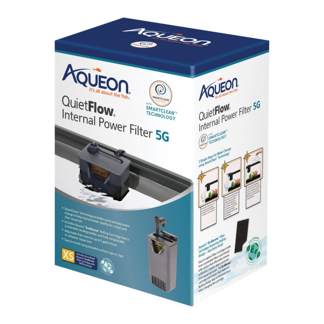 Aqueon Quietflow Internal Filter With Smartclean Technology 1ea/Extra Small-