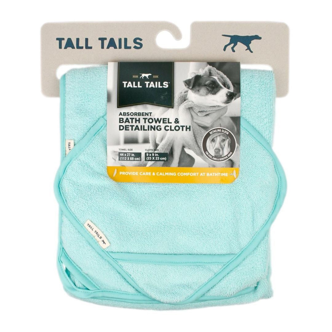 Tall Tails Dog Towel W. Detailer-