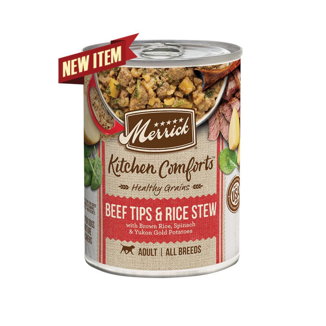 Merrick Dog Kitchen Comfort Beef 12.7oz. (Case of 12)