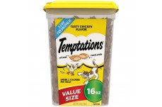 Temptations Classics Crunchy & Soft Adult Cat Treats Tasty Chicken 1ea/16oz-