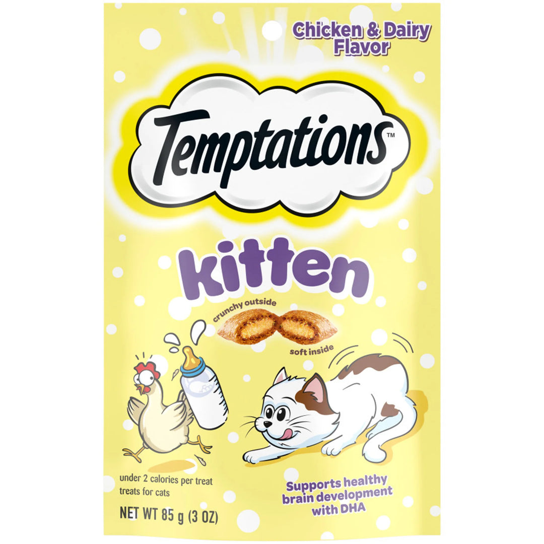 Temptations Kitten Cat Treat Chicken & Dairy 1ea/3 oz-