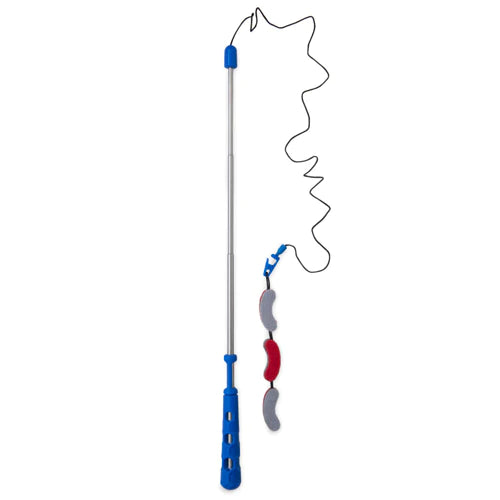 JW Pet Telescopic Felt Crawler Wand Cat Toy 1ea/One Size-