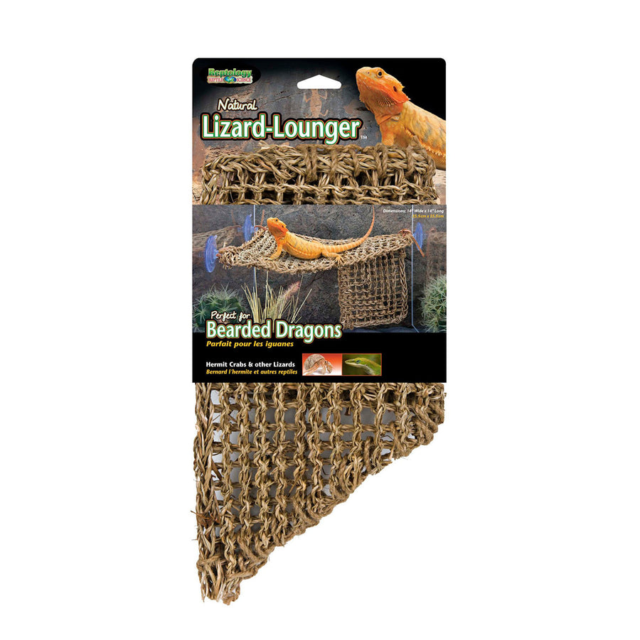 Penn-Plax Corner Lizard Lounger Climbing & Resting Mat Brown 1ea/17In X 10 in, LG-