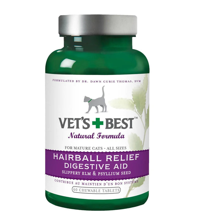 Vet's Best Cat Hairball Relief Tablets 1ea/60 ct-