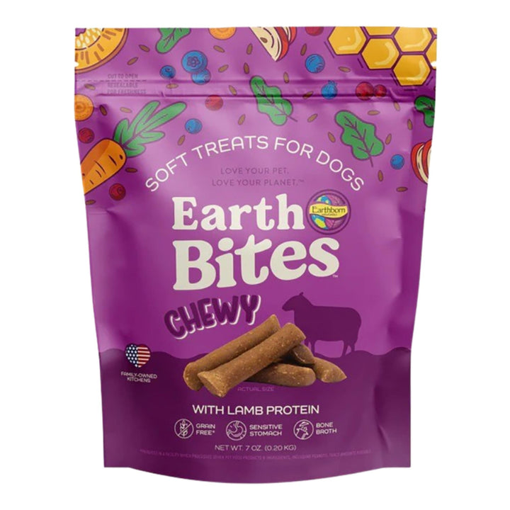 Earthborn Dog Grain Free Earthbites Chewy Lamb 7oz-