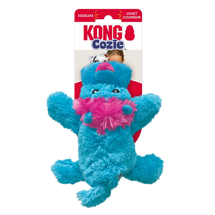 KONG Cozie King Lion Plush Dog Toy Blue 1ea/SM-