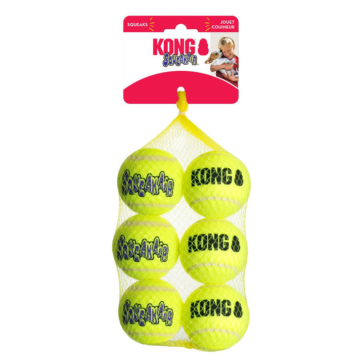 KONG Air Dog Squeaker Dog Toy Balls 1ea/6 pk, MD-