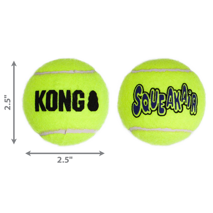 KONG Air Dog Squeaker Dog Toy Balls 1ea/6 pk, MD-