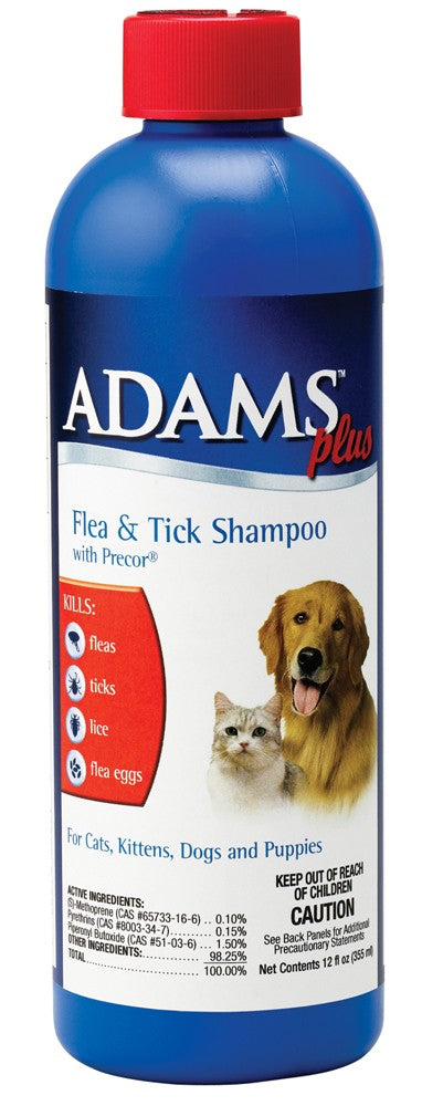 Adams Plus Flea & Tick Shampoo with Precor 1ea/12 fl oz-