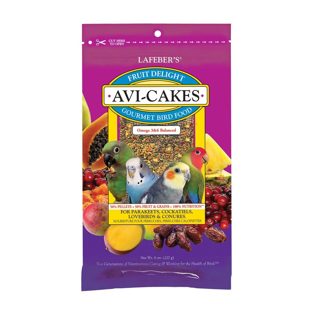 Lafeber Company Fruit Delight Avi-Cakes Small Birds Treat 1ea/8 oz-