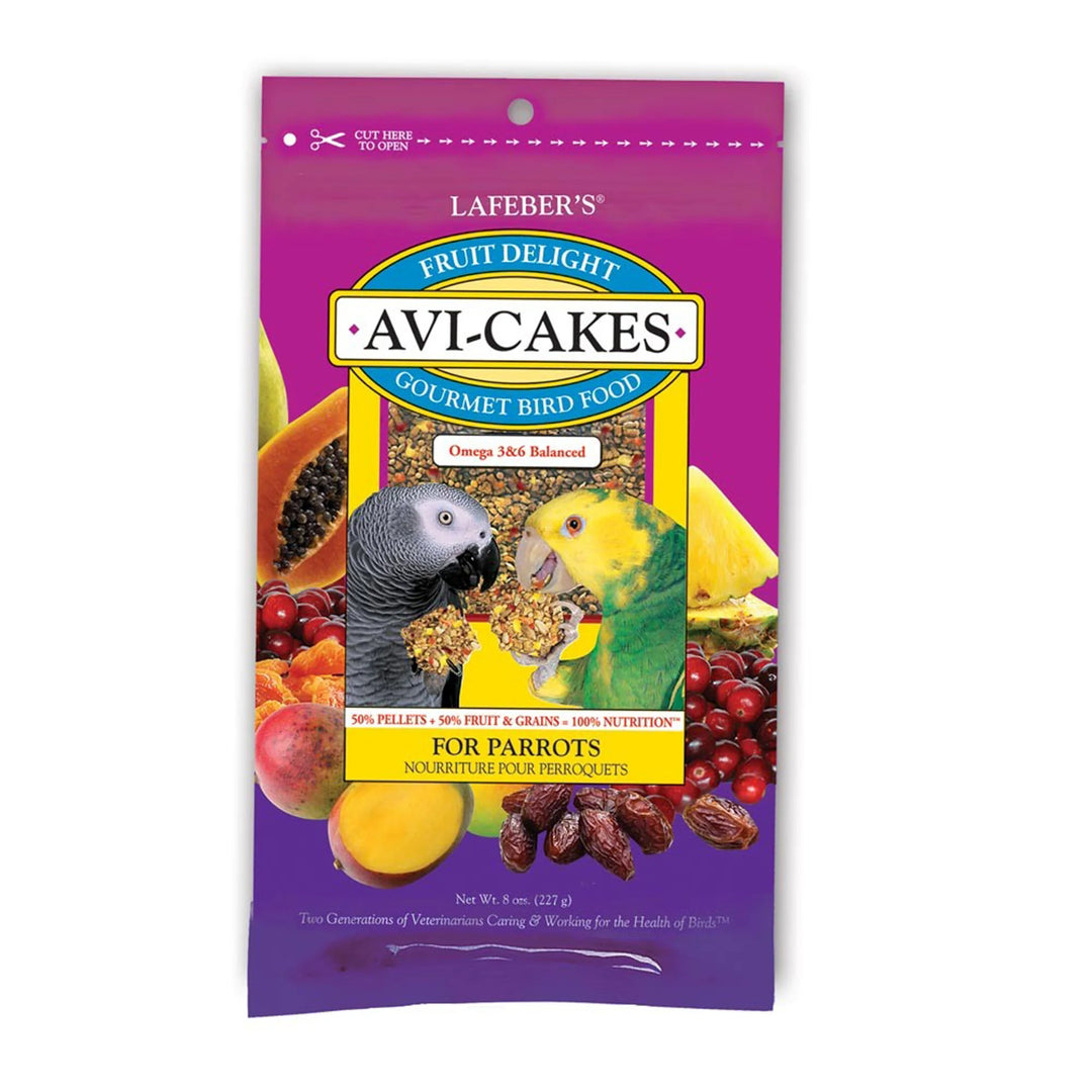 Lafeber Company Fruit Delight Avi-Cakes Parrot Treat 1ea/8 oz-