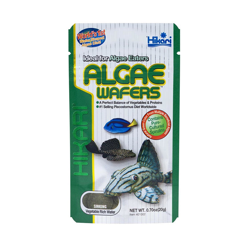 Hikari USA Algae Wafers Rapidly Sinking Wafer Fish Food 1ea/0.7 oz-