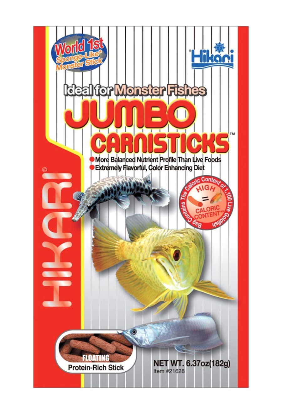 Hikari USA Jumbo CarniSticks® Floating Fish Food 1ea/6.37 oz, Jumbo-