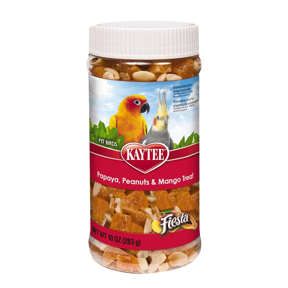 Kaytee Papaya, Peanuts and Mango Treat Jar for All Pet Birds 1ea/10 oz-