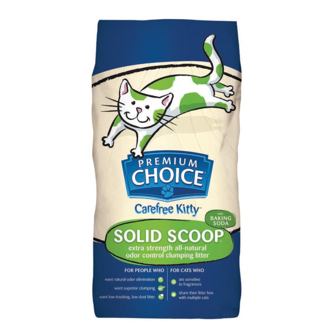 Premium Choice Litter Carefree Kitty Unscented with Baking Soda Scoop Cat Litter 1ea/25 lb-