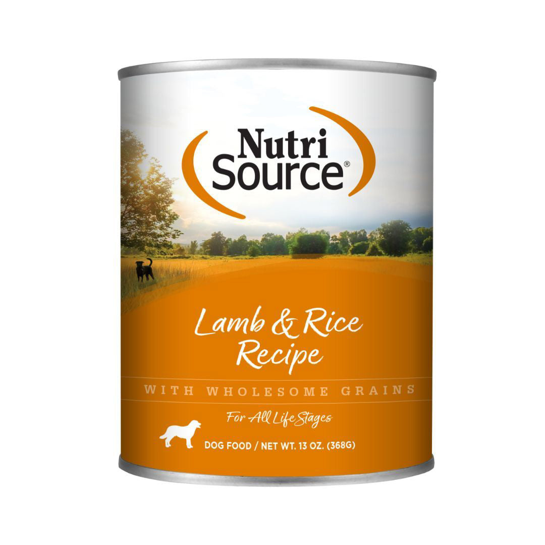 Nutrisource Dog Lamb & Rice 13oz. (Case of 12)