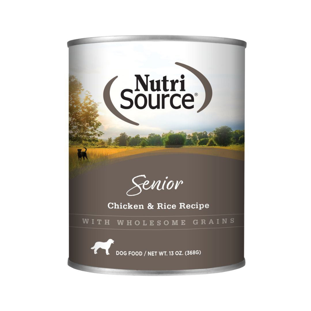 Nutrisource Dog Senior Chicken & Rice 13oz. (Case of 12)