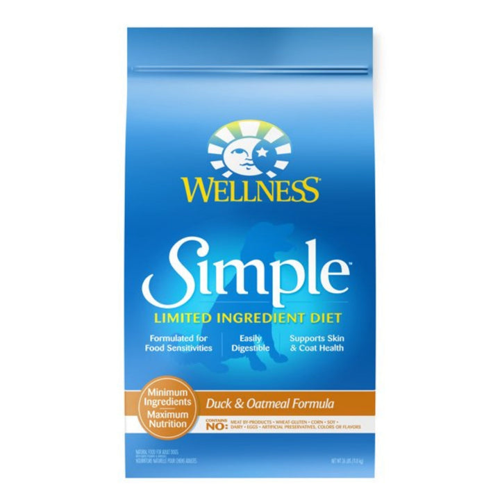 Wellness Dog Simple Duck Oatmeal 26Lb