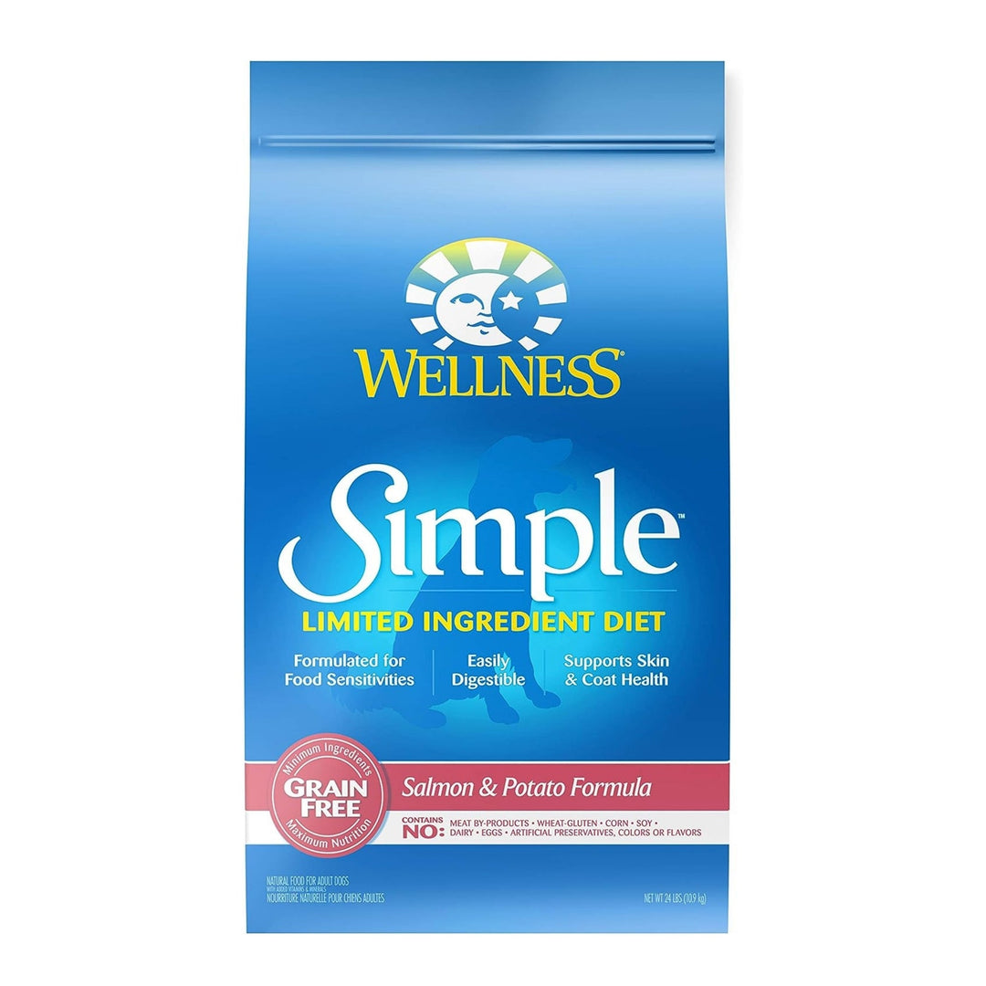 Wellness Dog Simple Salmon Potato 24Lb