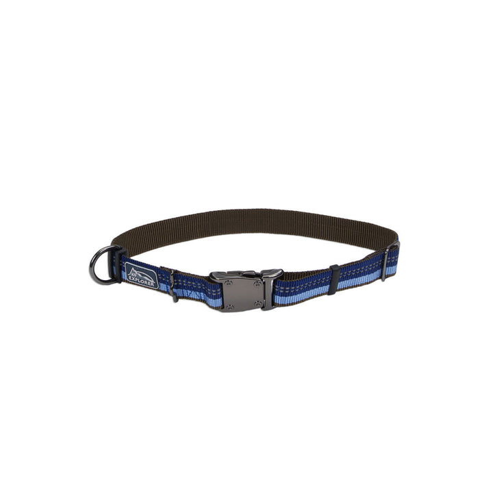 Coastal Products K9 Explorer Reflective Adjustable Dog Collar Sapphire-