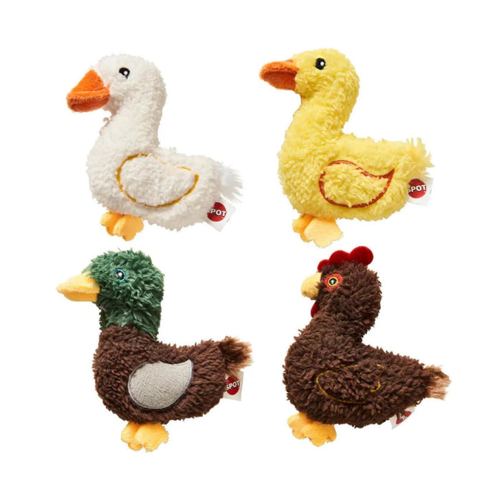 Spot Love The Earth Barnyard Bird Cat Toy Assorted, 1ea/4 in-