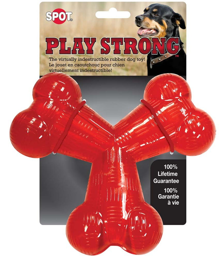 Spot Play Strong Dog Toy Trident 1ea/6 in-