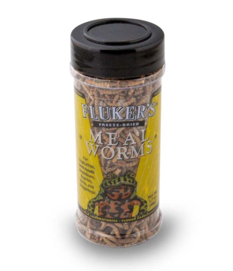 Fluker's Freeze Dried Mealworms Reptile Food - 1.7 oz-