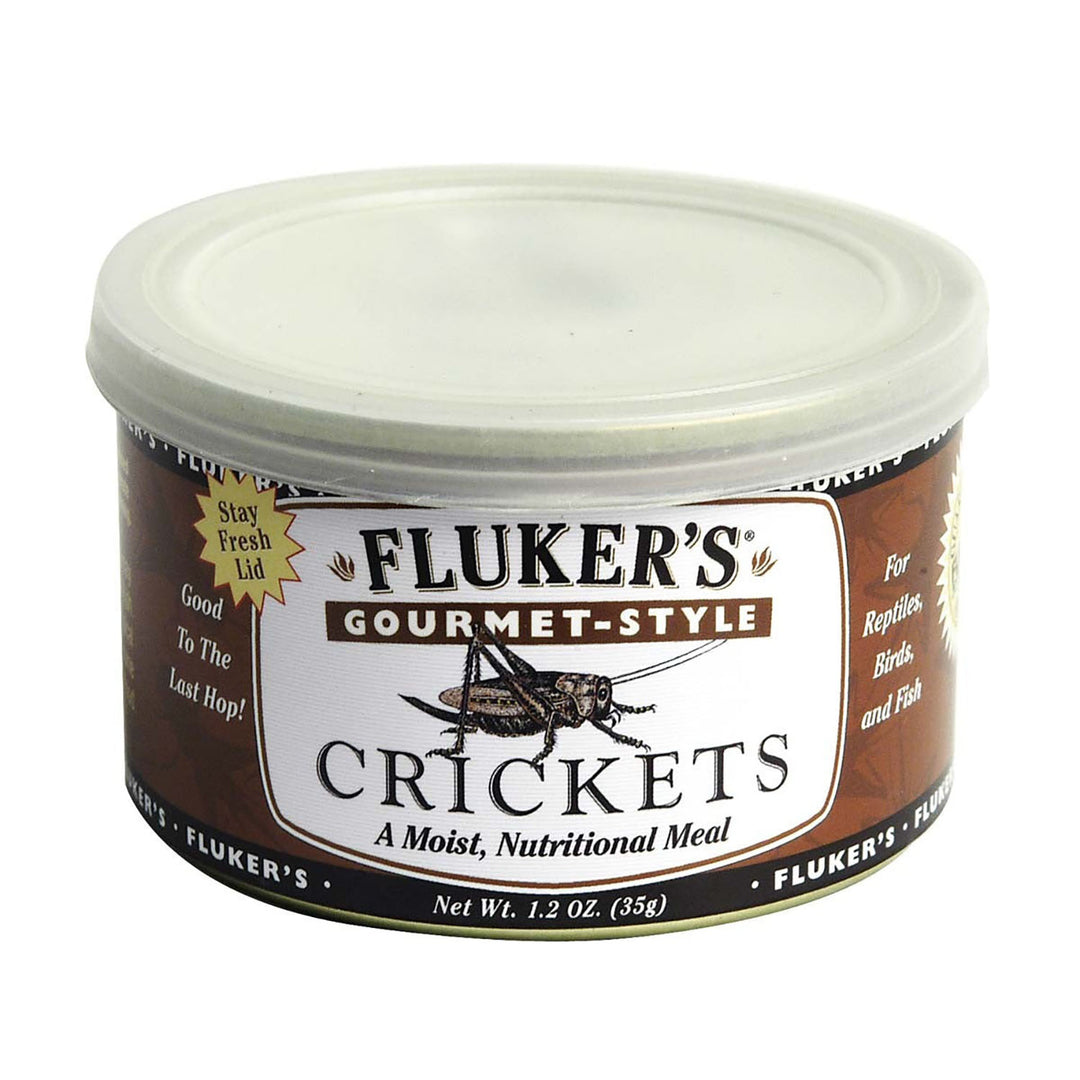 Fluker's Gourmet-Style Canned Crickets Reptile Wet Food 1ea/1.2 oz-