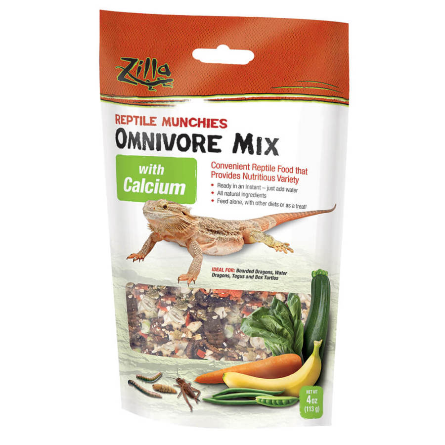 Zilla Reptile Munchies Omnivore with Calcium 1ea/4 oz-