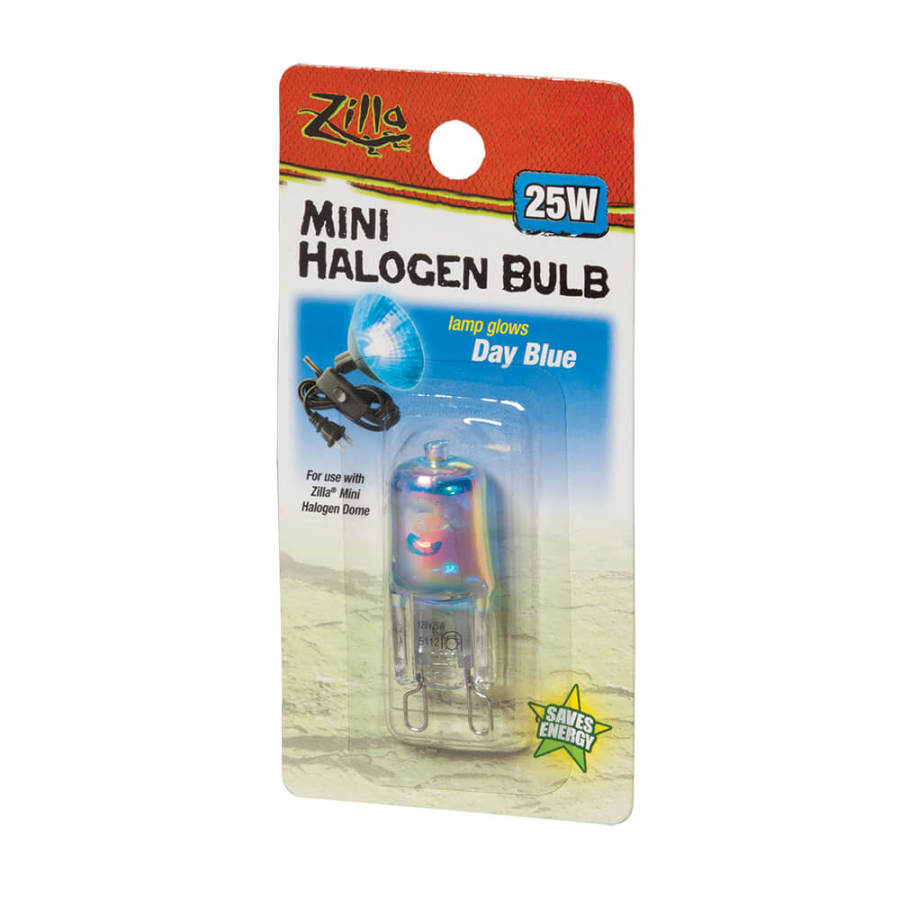 Zilla Light & Heat Mini Halogen Bulbs Day Blue 1ea/25 W-
