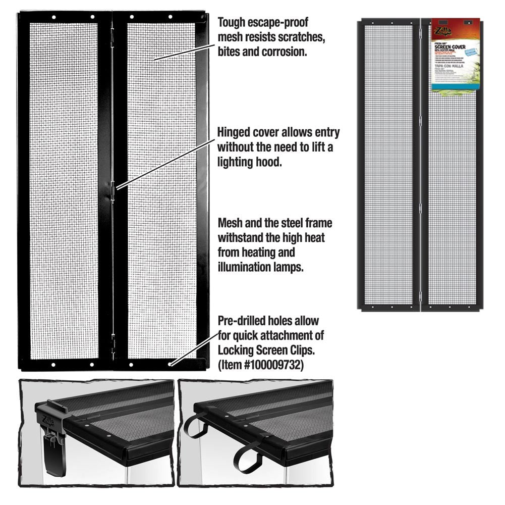 Zilla Screen Covers with Center Hinge 1ea/30 X 12-