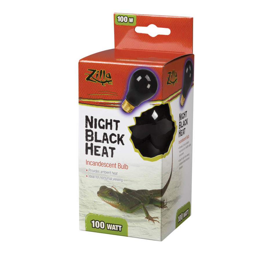 Zilla Incandescent Bulbs Night Black - 100 W-