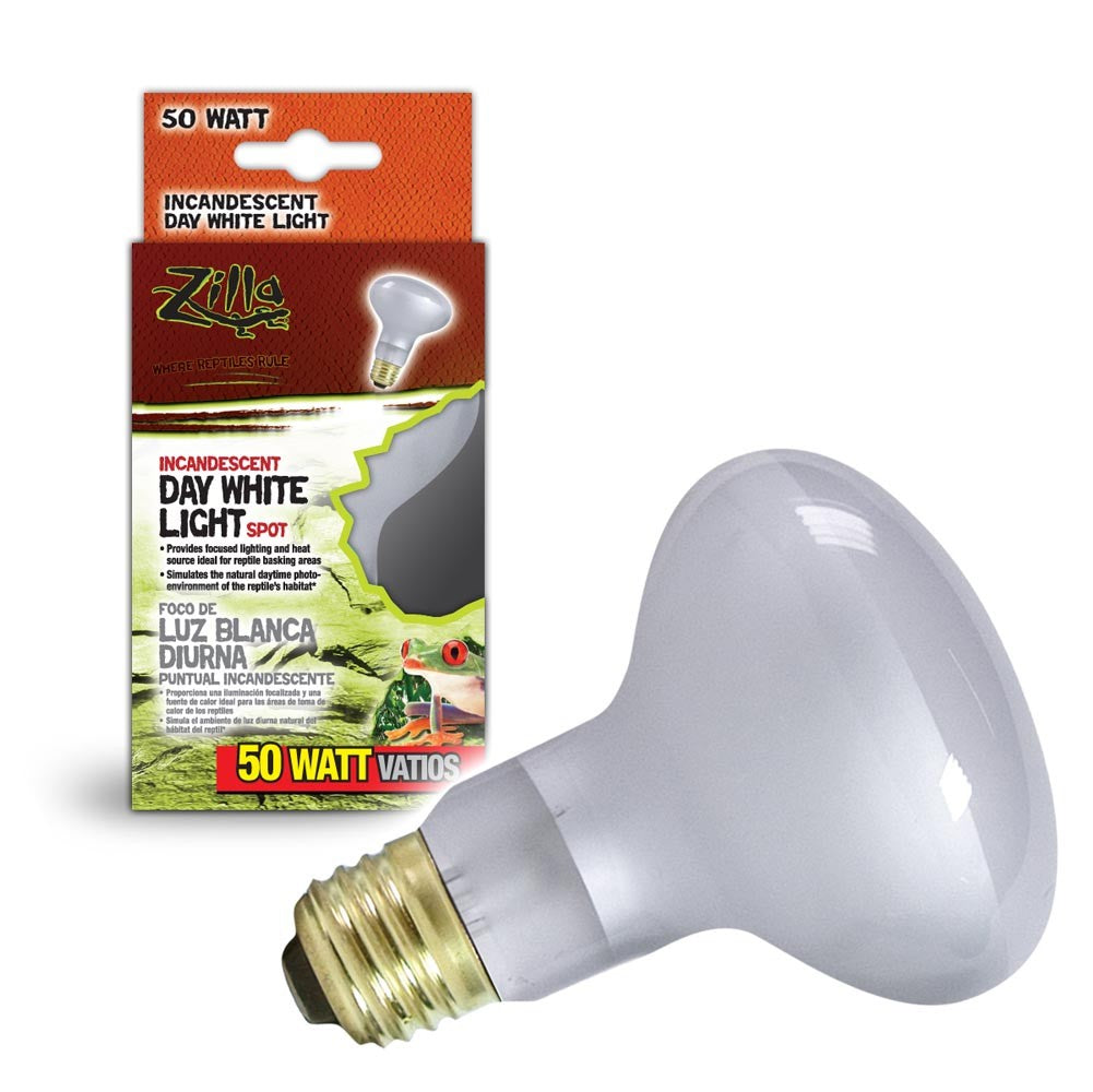 Zilla Incandescent Spot Bulbs Day White 1ea/50 W-