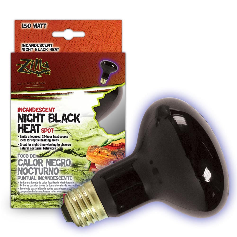 Zilla Incandescent Spot Bulbs Night Black 1ea/150 W-