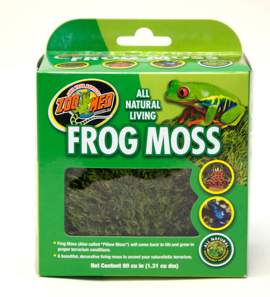 Zoo Med Frog Moss Substrate Green 1ea/80 Cu. In-