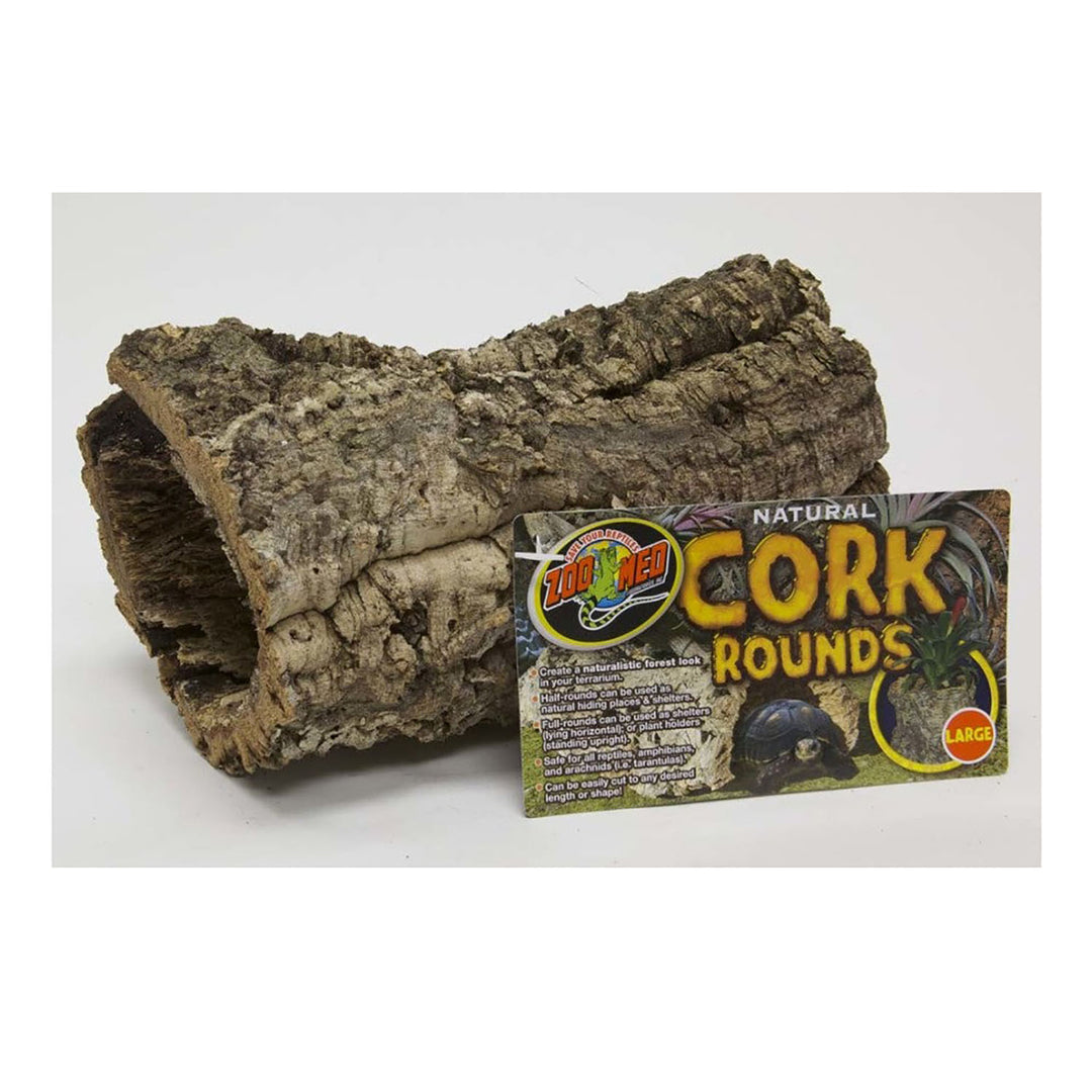 Zoo Med Natural Cork Bark Round Brown 1ea/LG-