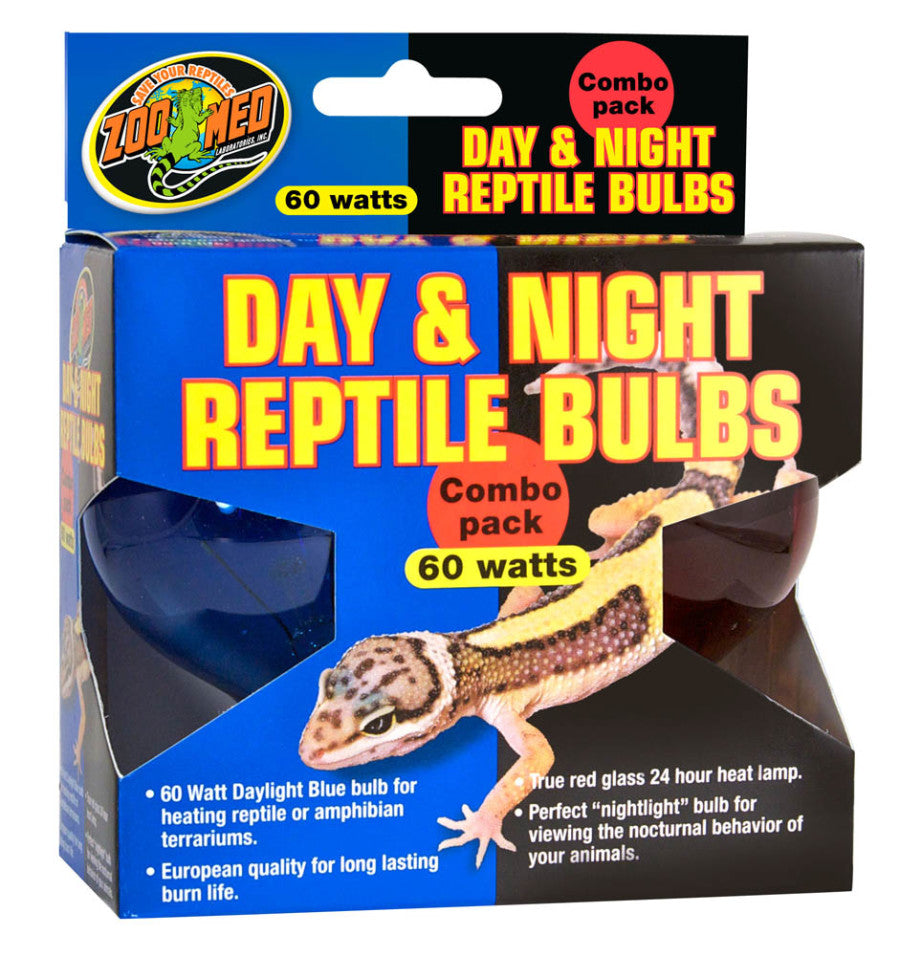 Zoo Med Day & Night Reptile Bulb Combo Pack 1ea-