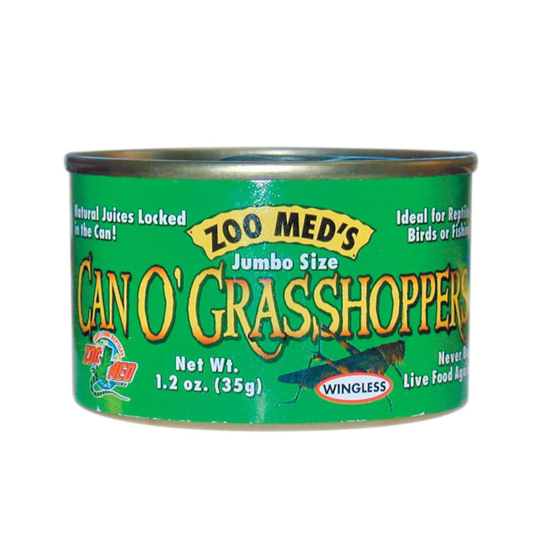 Zoo Med Can O' Grasshoppers Reptile Wet Food 1ea/1.2 oz-