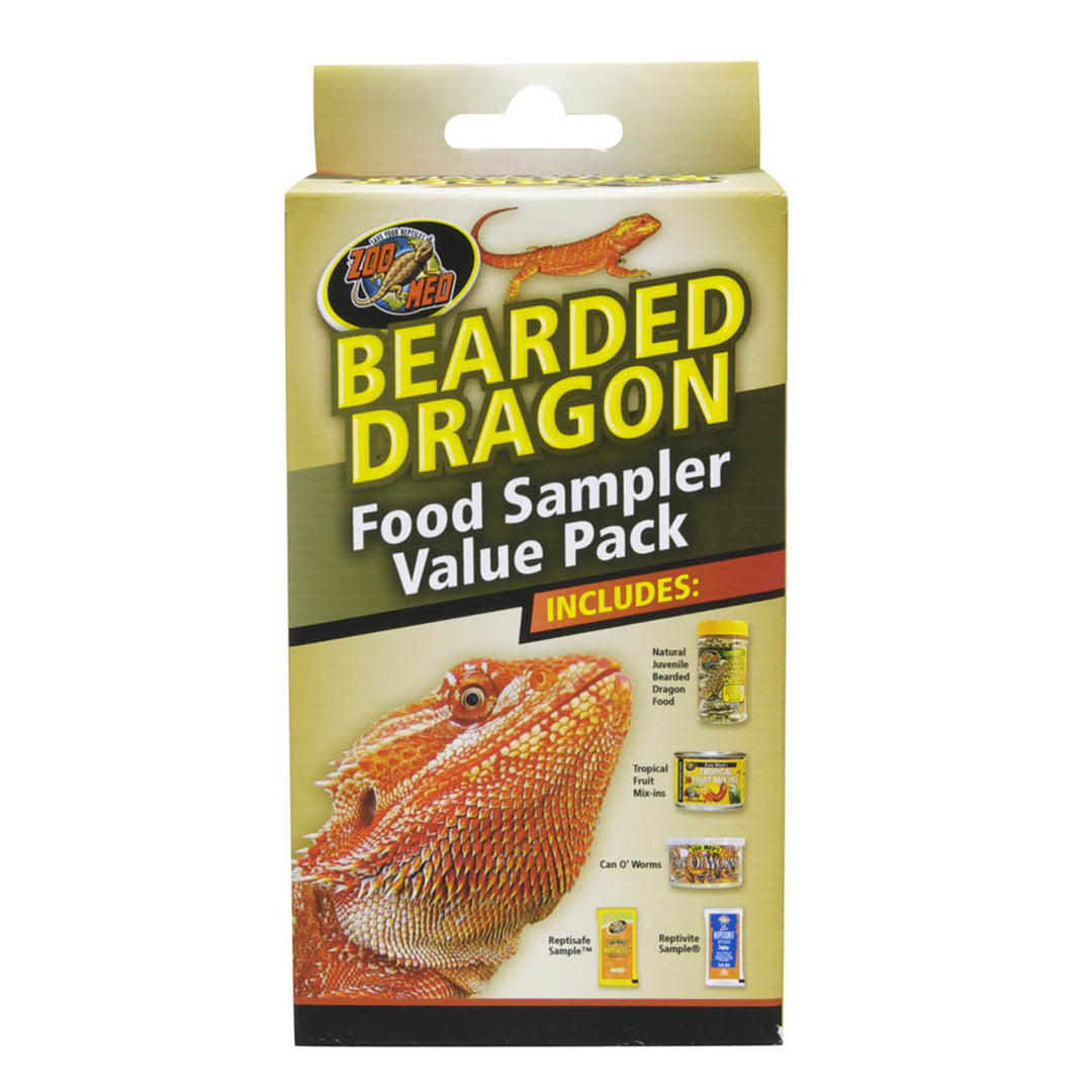 Zoo Med Bearded Dragon Food Sampler Value Pack Display 1ea-