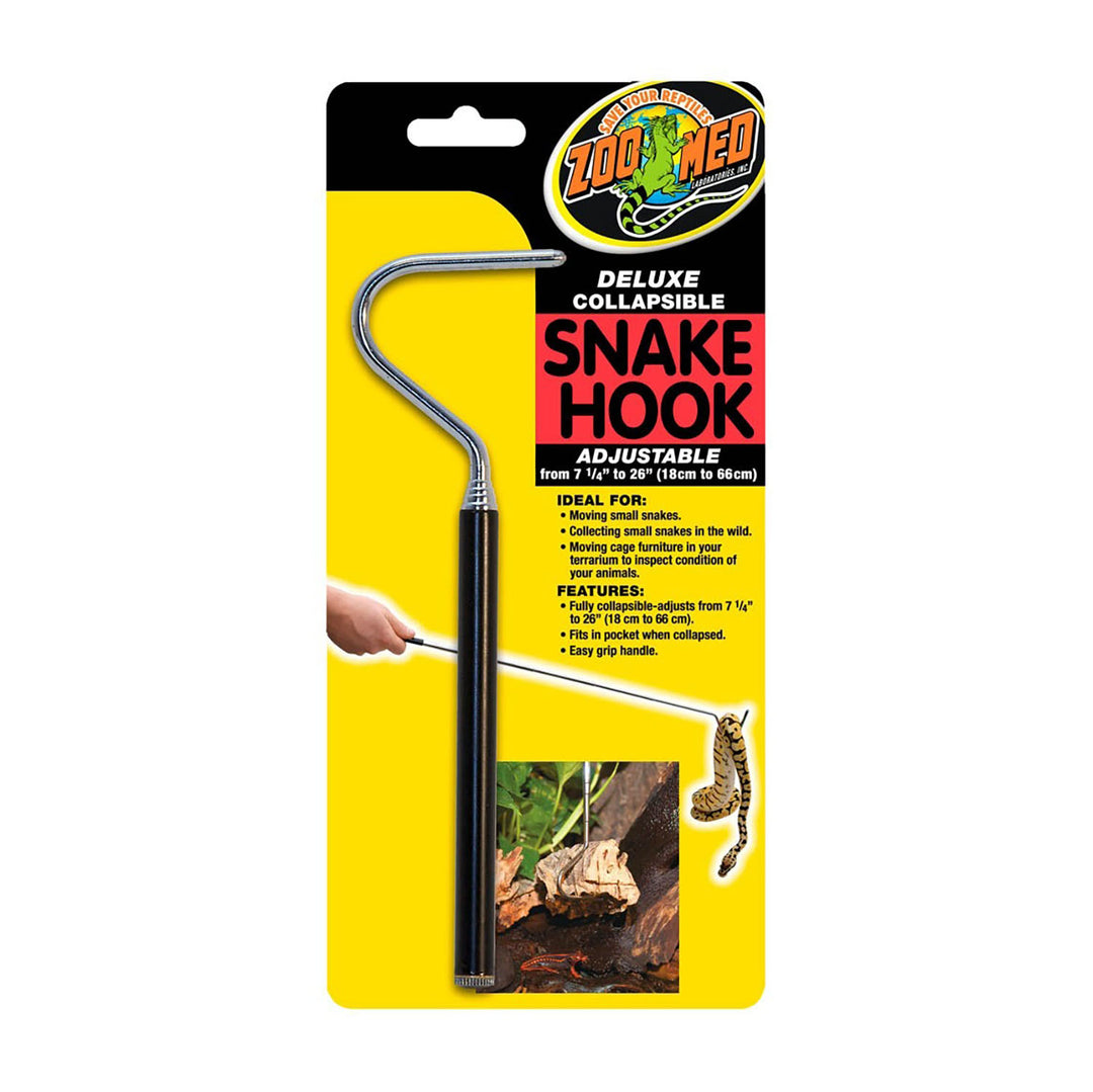 Zoo Med Deluxe Collapsible Snake Hook Black 1ea/7.25 In - 26 in-