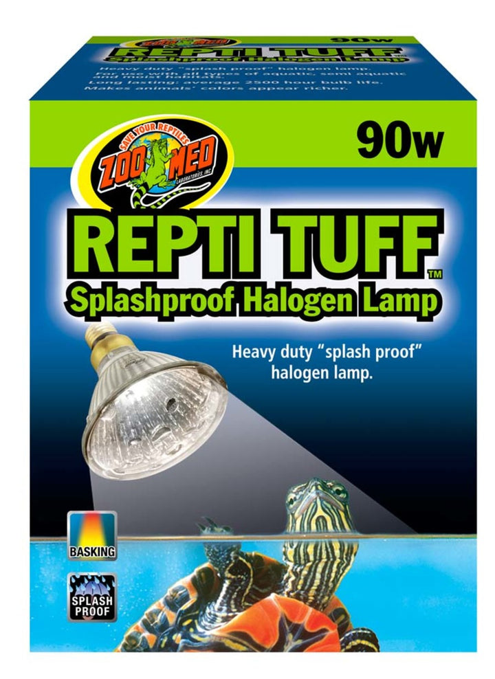 Zoo Med Repti Tuff Splashproof Halogen Lamp White 1ea/90 W-