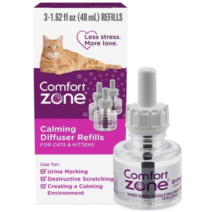 Comfort Zone Calming Diffuser Refills For Cats and Kittens - 3 count-