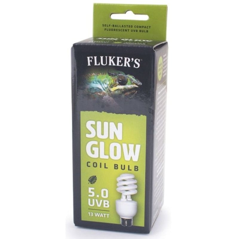 Flukers Sun Glow Tropical Fluorescent 5.0 UVB Bulb - 13 watt-