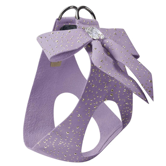 Silver Stardust Tail Bow Step In Harness-Pretty Pastels-