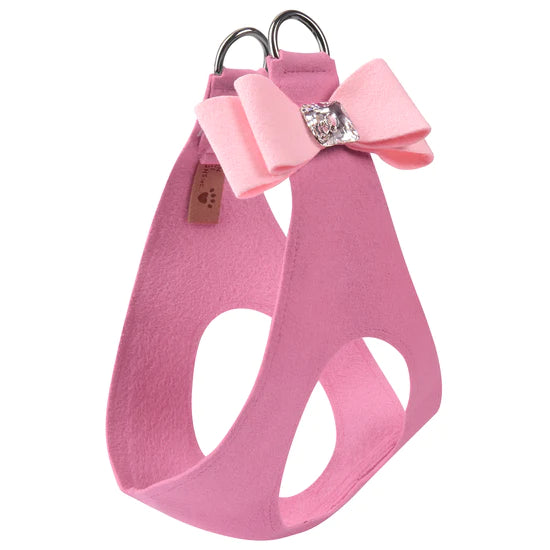 Puppy Pink Big Bow Step In Harness-