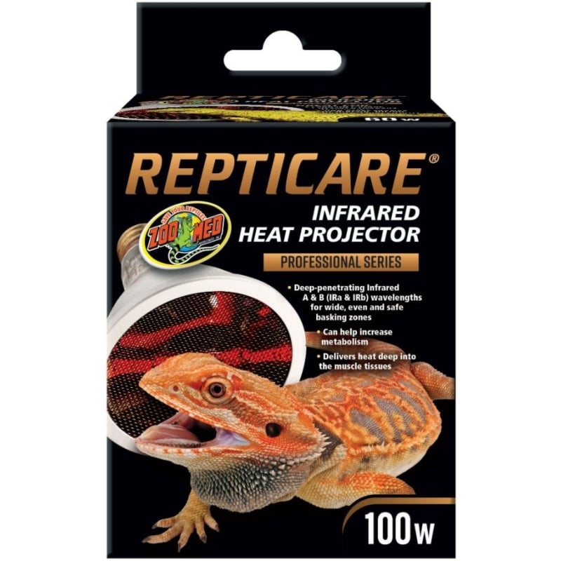 Zoo Med ReptiCare Infrared Heat Projector - 100 watt-