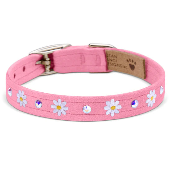 Small Daisy 1/2" Collar-TC-Prefect Pink-