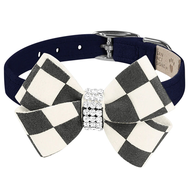 Windsor Check Nouveau Bow Collar-