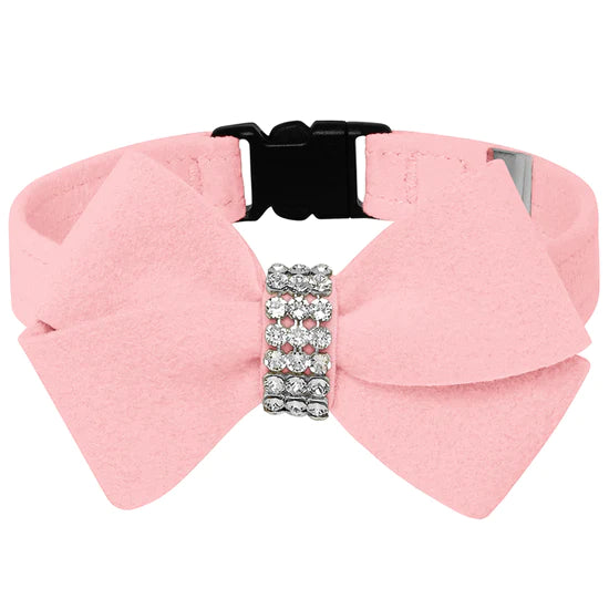 Nouveau Bow 1/2" Breakaway Cat Collar-6"-Puppy Pink-